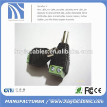 5.5x2.1mm CCTV DC Power Plug Male Removable Terminal Block Adapter Connector for CCTV Camera